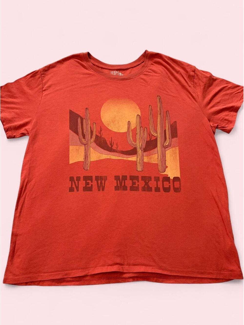 Lime and Tru New Mexico Desert Cactus Graphic T-Shirt — Size XL (16-18) - 0452